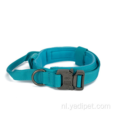 Halsband Militair Nylon Heavy Duty metalen gesp